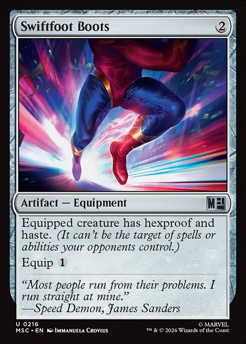 Swiftfoot Boots (MSC 216) [Marvel Super Heroes Commander]