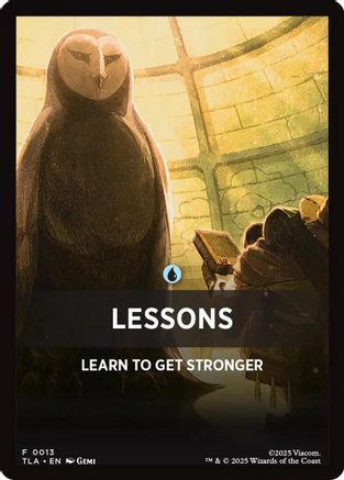 Lessons Theme Card [Avatar: The Last Airbender Tokens]