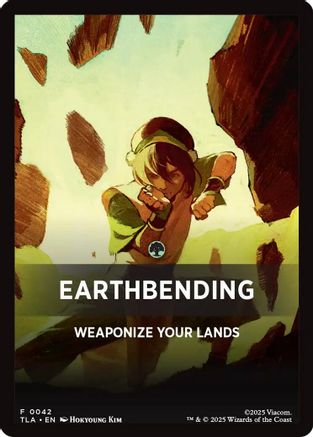 Earthbending Theme Card (0042) [Avatar: The Last Airbender Tokens]