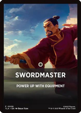 Swordmaster Theme Card [Avatar: The Last Airbender Tokens]