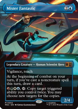 Mister Fantastic (Borderless) [Marvel Super Heroes Commander]