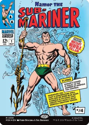 Namor The Sub-Mariner (Borderless) [Marvel Super Heroes]