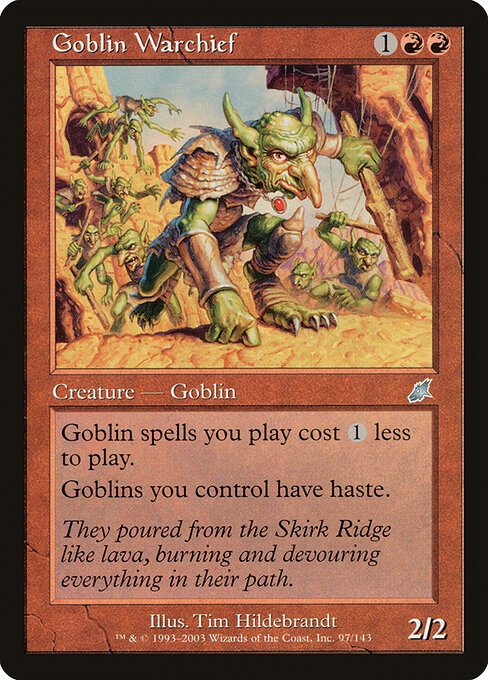 Goblin Warchief (SCG 97) [Scourge]