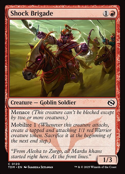 Shock Brigade (TDM 120) [Tarkir: Dragonstorm]