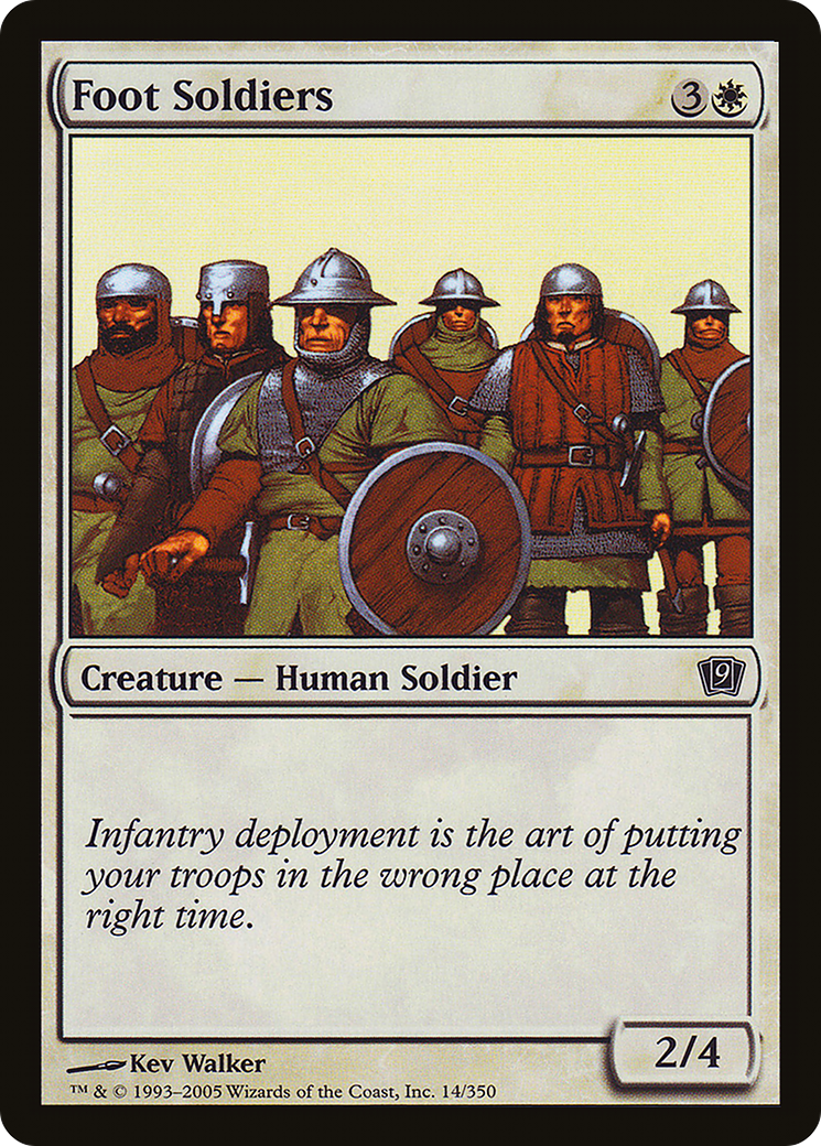 Foot Soldiers [Ninth Edition]