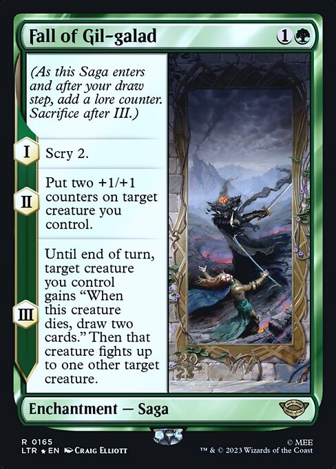 Fall of Gil-galad (PLTR 165s) [Tales of Middle-earth Promos]