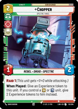 Chopper - Spectre Three (55/264) (55/264) [A Lawless Time]