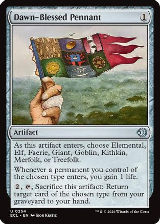 Dawn-Blessed Pennant [Lorwyn Eclipsed]