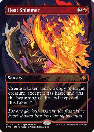 Heat Shimmer (Borderless) [Lorwyn Eclipsed Special Guests]