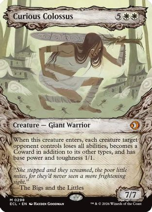 Curious Colossus (Showcase) [Lorwyn Eclipsed]