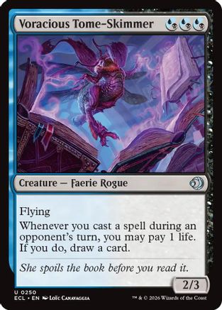 Voracious Tome-Skimmer [Lorwyn Eclipsed]