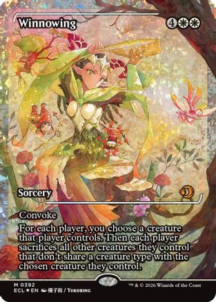 Winnowing (Showcase) (Fracture Foil) [Lorwyn Eclipsed]