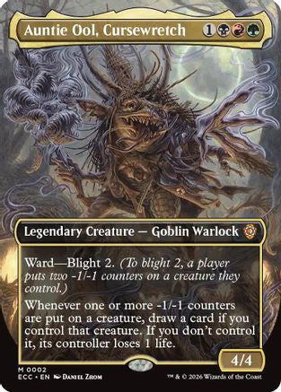 Auntie Ool, Cursewretch (Borderless) [Lorwyn Eclipsed Commander]