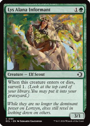 Lys Alana Informant [Lorwyn Eclipsed]
