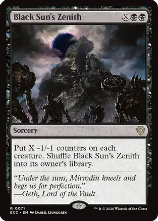 Black Sun's Zenith [Lorwyn Eclipsed Commander]