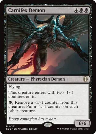 Carnifex Demon [Lorwyn Eclipsed Commander]