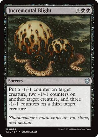 Incremental Blight [Lorwyn Eclipsed Commander]