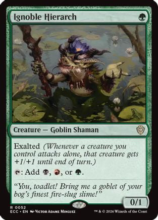 Ignoble Hierarch [Lorwyn Eclipsed Commander]