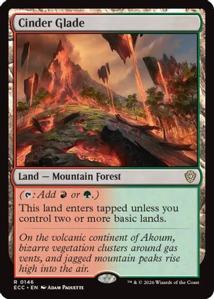 Cinder Glade [Lorwyn Eclipsed Commander]