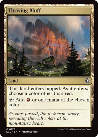 Thriving Bluff [Lorwyn Eclipsed Commander]