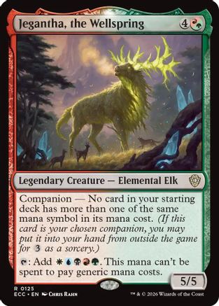 Jegantha, the Wellspring [Lorwyn Eclipsed Commander]