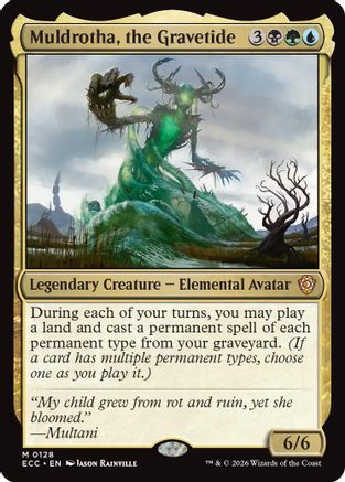 Muldrotha, the Gravetide [Lorwyn Eclipsed Commander]