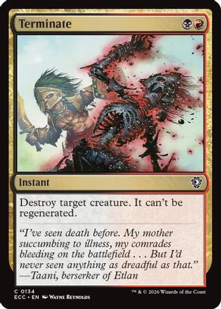 Terminate [Lorwyn Eclipsed Commander]