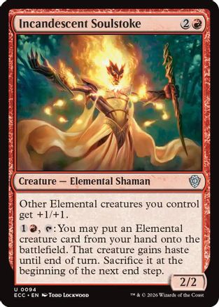 Incandescent Soulstoke [Lorwyn Eclipsed Commander]