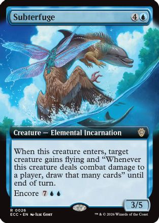 Subterfuge (Extended Art) [Lorwyn Eclipsed Commander]