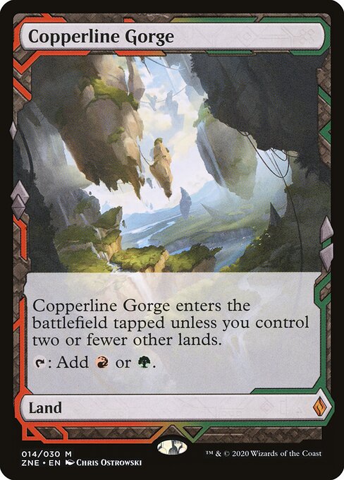 Copperline Gorge (ZNE 14) [Zendikar Rising Expeditions]