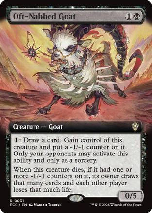 Oft-Nabbed Goat (Extended Art) [Lorwyn Eclipsed Commander]