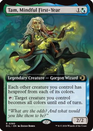 Tam, Mindful First-Year (Extended Art) [Lorwyn Eclipsed]