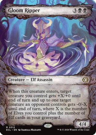Gloom Ripper (Showcase) [Lorwyn Eclipsed]