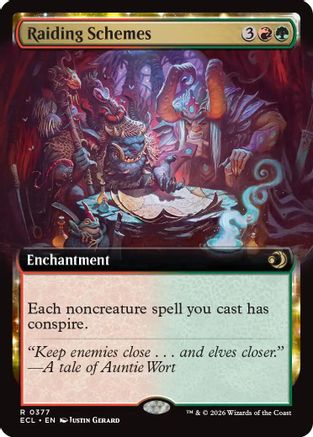 Raiding Schemes (Extended Art) [Lorwyn Eclipsed]