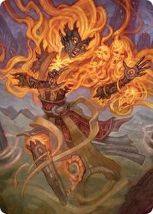 Ashling, Rekindled Art Card (33/54) [Lorwyn Eclipsed Art Series]