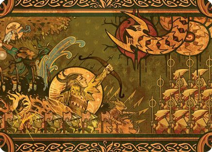 Chronicle of Victory Art Card (Gold-Stamped Signature) [Lorwyn Eclipsed Art Series]