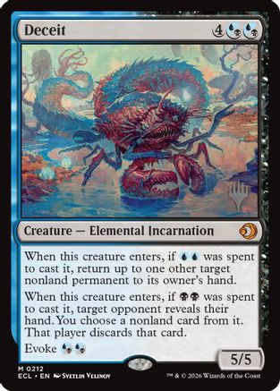 Deceit [Lorwyn Eclipsed Promos]