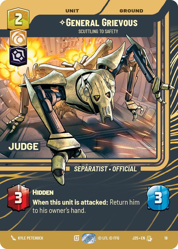 General Grievous - Scuttling to Safety (18) (18) [Judge Promos]