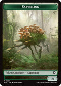 Saproling // The Monarch Double-Sided Token [Lorwyn Eclipsed Tokens]
