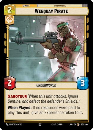 Weequay Pirate (231/264) (231/264) [A Lawless Time]