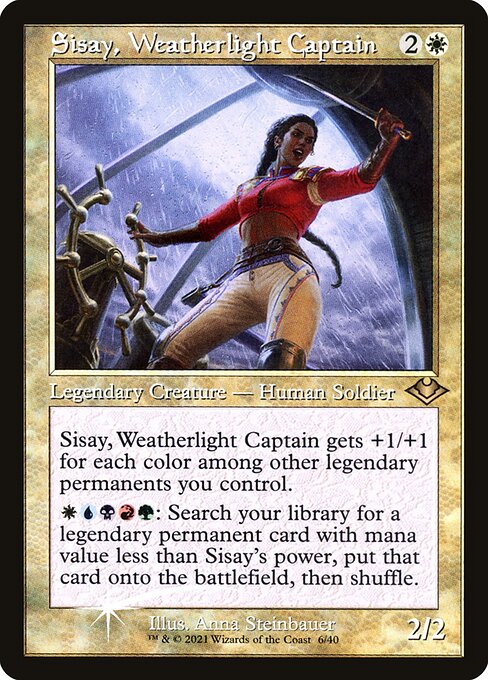 Sisay, Weatherlight Captain (H1R 6) [Modern Horizons 1 Timeshifts]