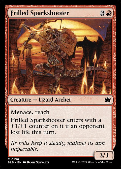Frilled Sparkshooter (BLB 136) [Bloomburrow]