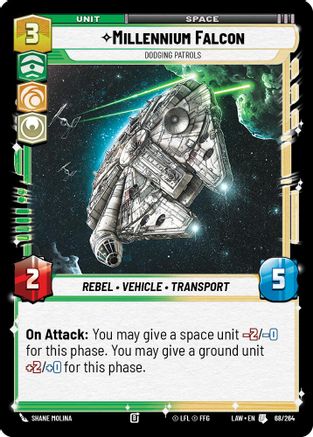 Millennium Falcon - Dodging Patrols (68/264) (68/264) [A Lawless Time]