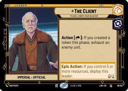The Client - Please Lower Your Blaster (16/264) (16/264) [A Lawless Time]