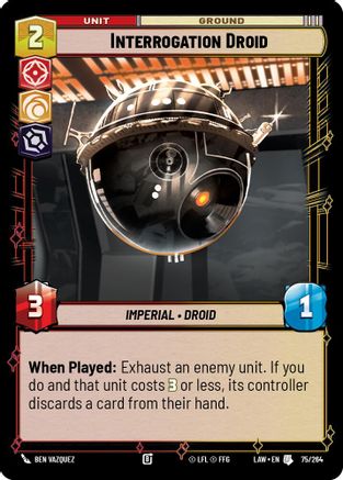 Interrogation Droid (75/264) (75/264) [A Lawless Time]