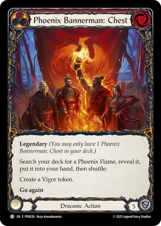 Phoenix Bannerman Chest (Red) (Regular) [PEN258] (Compendium of Rathe)