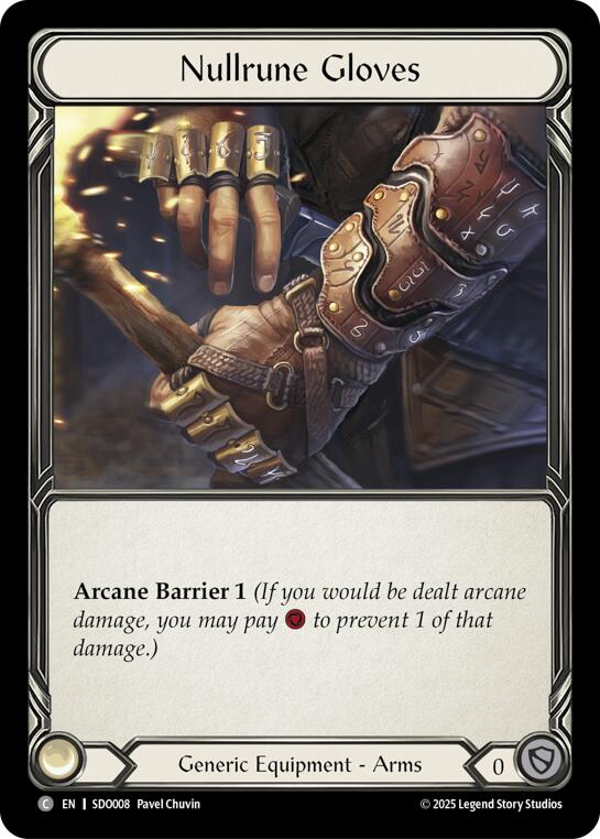Nullrune Gloves [SDO008] (Silver Age Chapter 2)