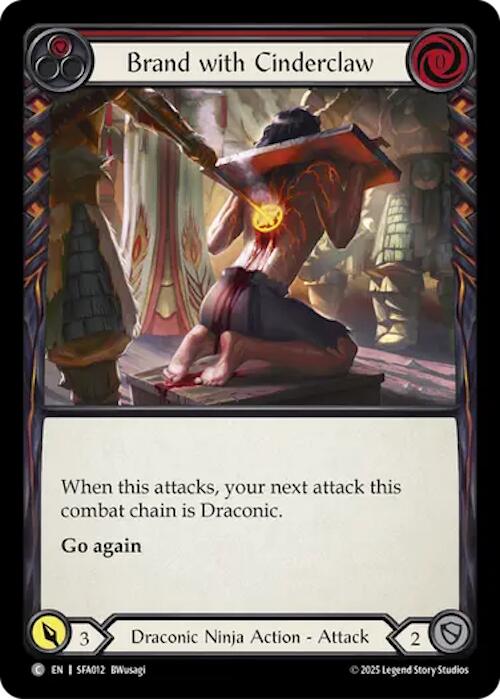 Brand with Cinderclaw (Red) (Regular) [SFA012] (Silver Age Chapter 2)