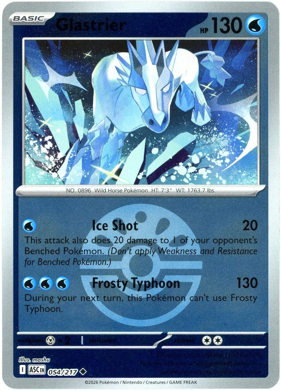 Glastrier (054/217) (Friend Ball) [Mega Evolution: Ascended Heroes]