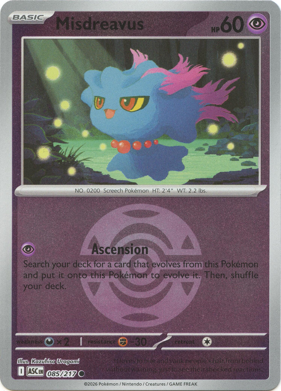 Misdreavus (085/217) (Dusk Ball) [Mega Evolution: Ascended Heroes]